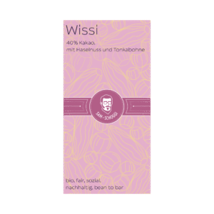 Wissi Schoggi mit Haselnuss und Tonkabohne