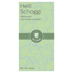 Helli Schoggi mit Haselnussstückli