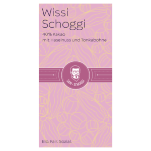 Wissi Schoggi mit Haselnuss und Tonkabohne