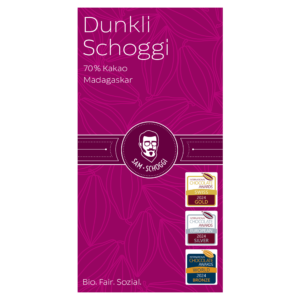 Dunkli Schoggi 70% Madagaskar