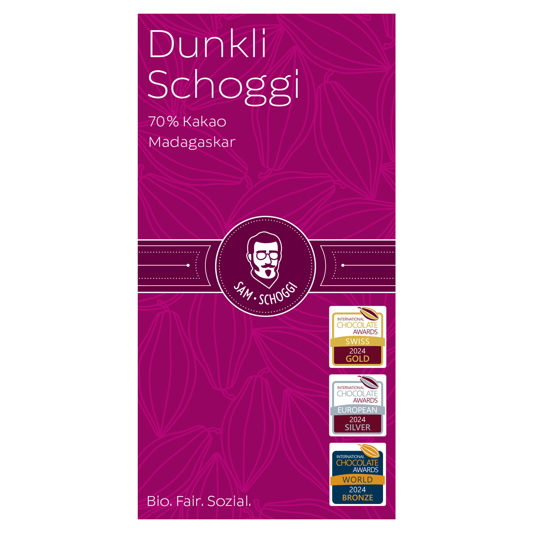 Dunkli Schoggi 70% Madagaskar